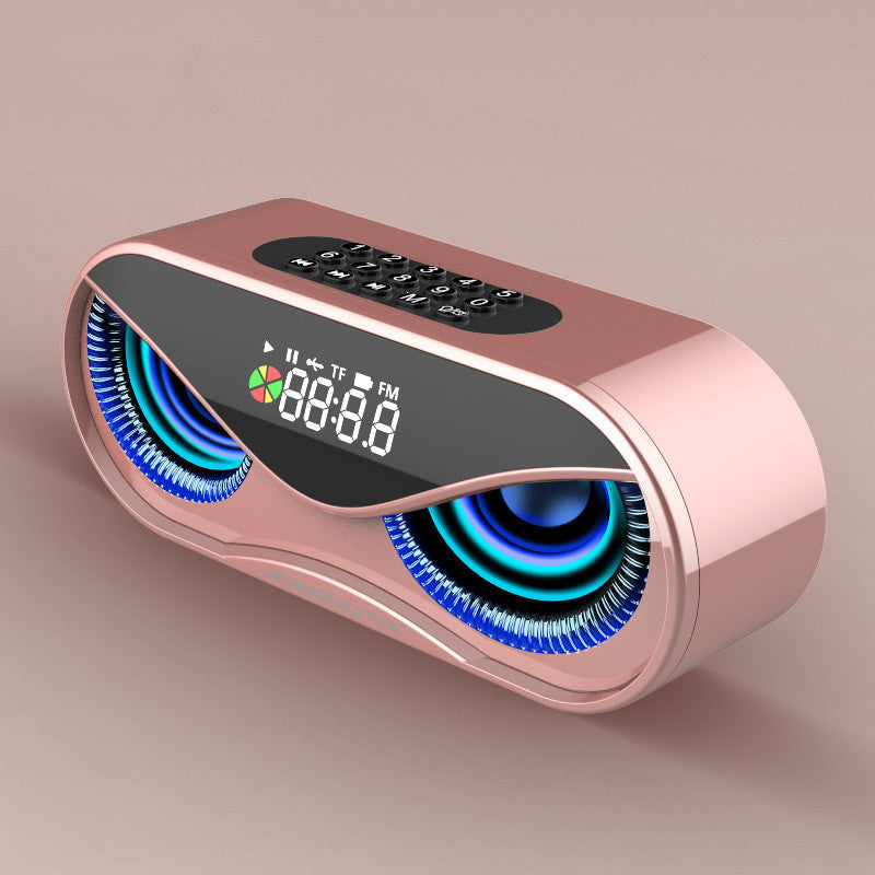 Colorful lights, two speakers