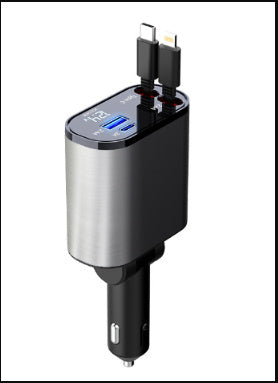 4-in-1 ultra-fast charging charger, cigarette lighter socket