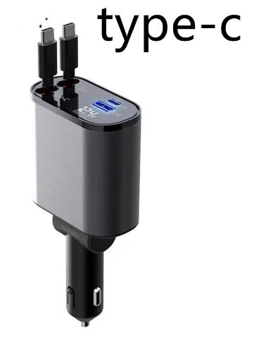 4-in-1 ultra-fast charging charger, cigarette lighter socket
