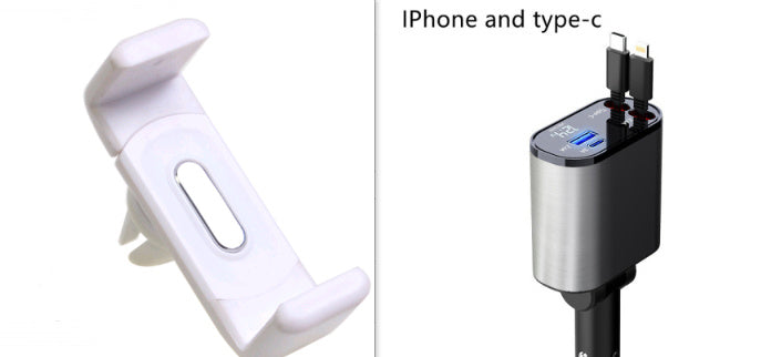 4-in-1 ultra-fast charging charger, cigarette lighter socket