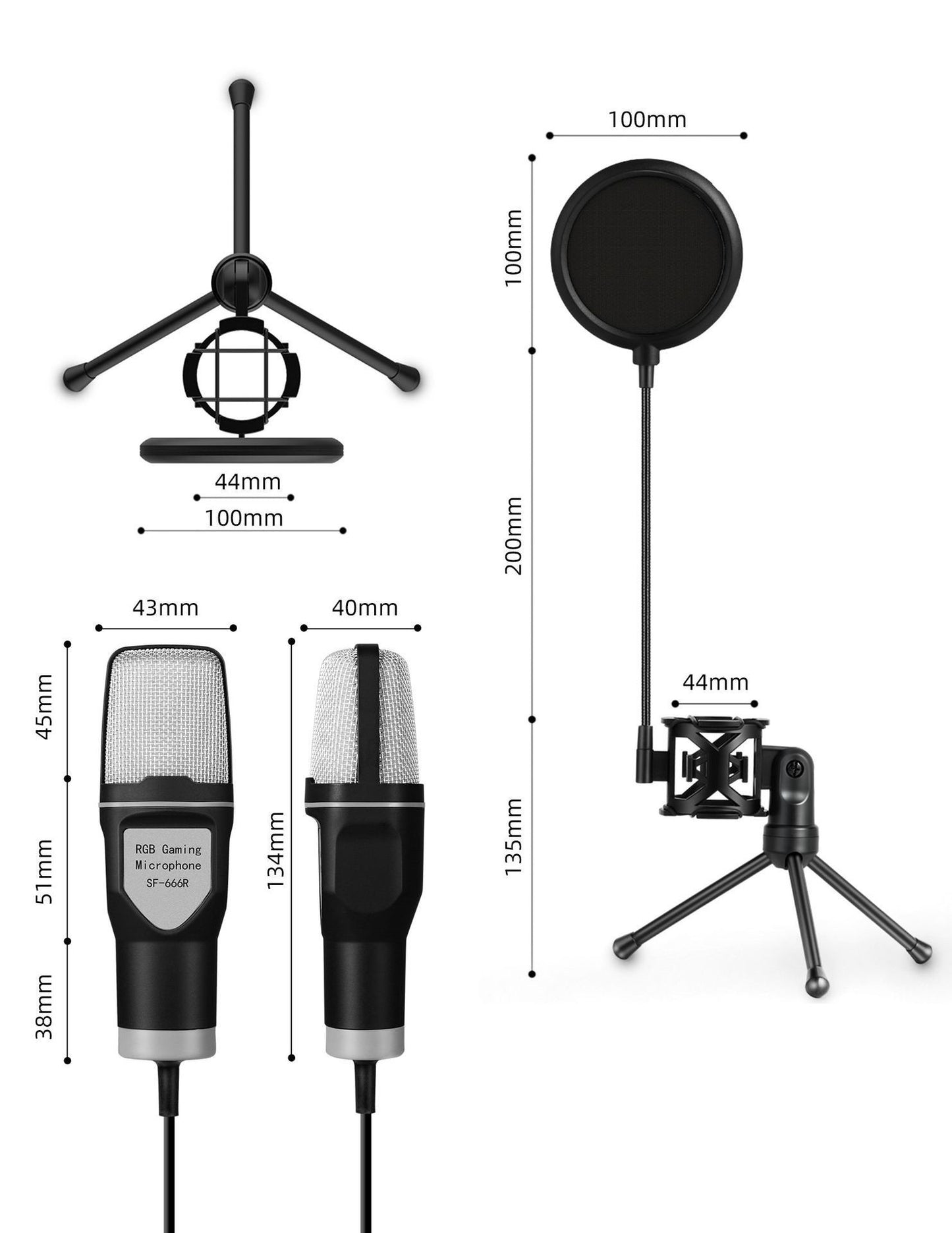 Desktop Microphone for eSports Gaming