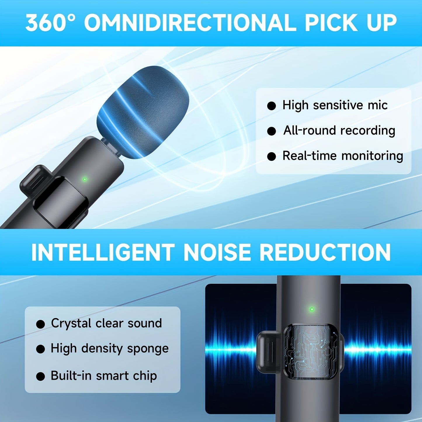 Wireless lavalier microphone