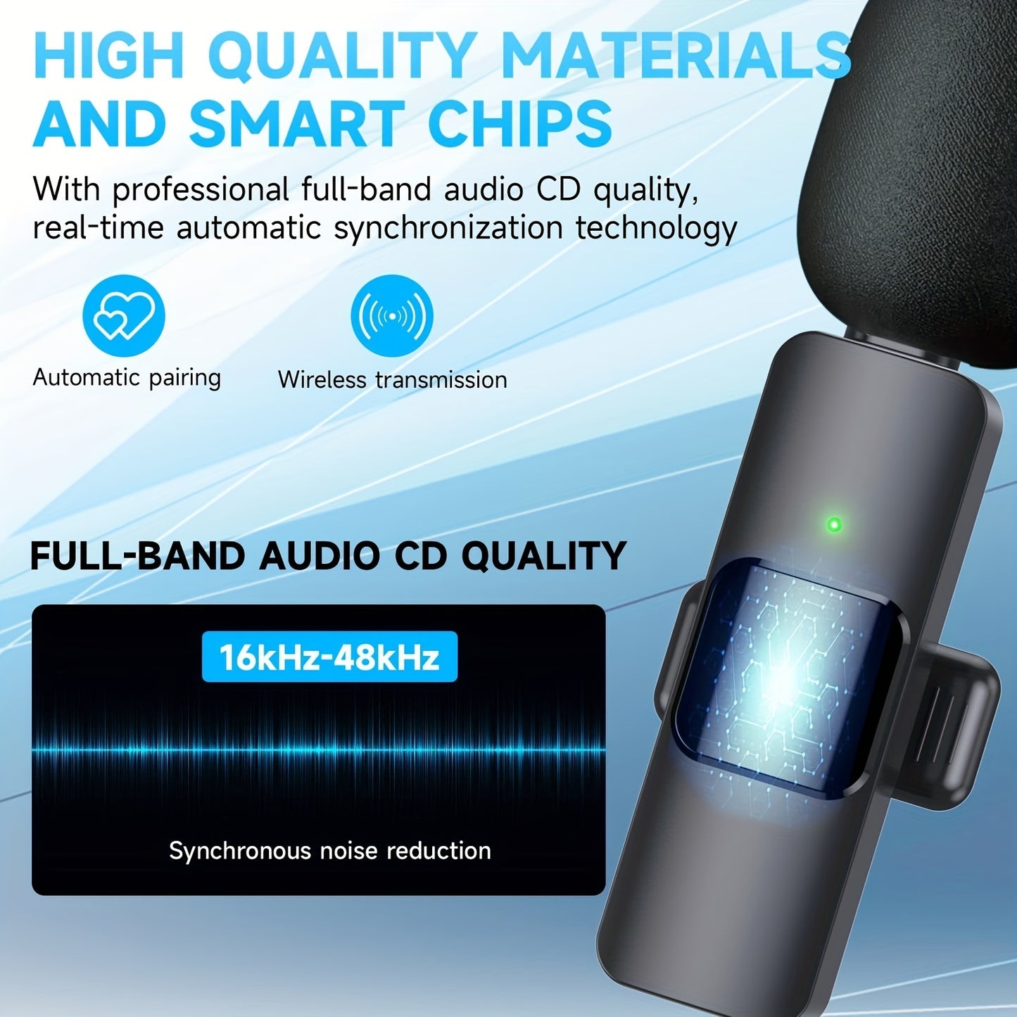 Wireless lavalier microphone
